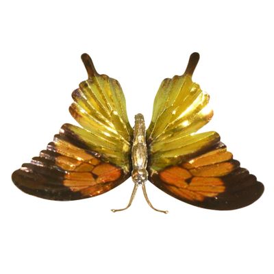 7cm Butterfly Clip Decoration x6