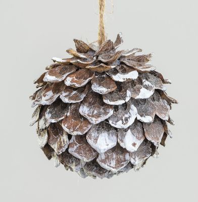 120mm Frost Wood Cluster Ball Dec.