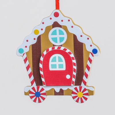 10cm Gingerbread House Decoration