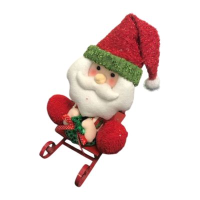 32xm Santa/Sleigh Ornament