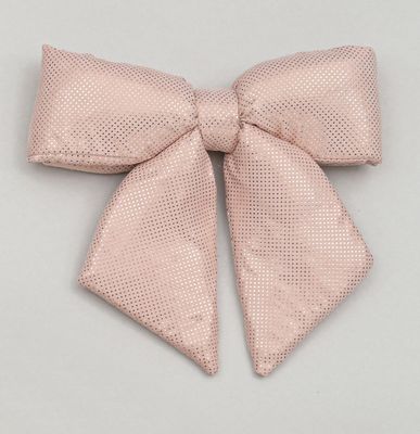 28cm Plush Bow Decoration Pink