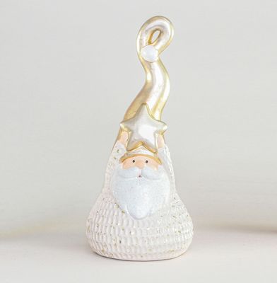 26cm Ceramic Santa Ornament Champ