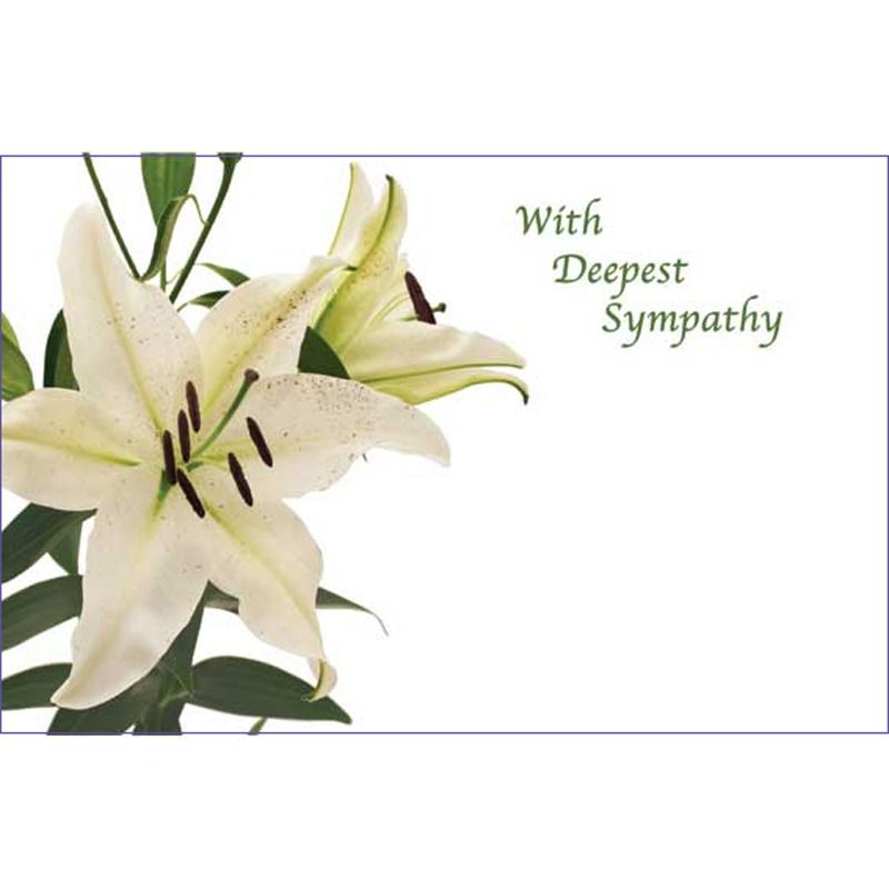 With Deepest Sympathy, White Lillies | APAC