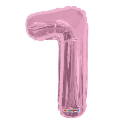 Light Pink 1 Number Balloon (14 Inch)