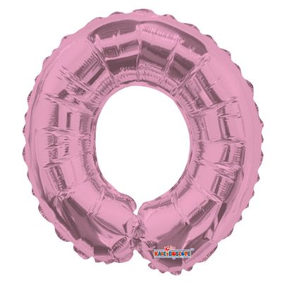Light Pink 0 Number Balloon (14 Inch)