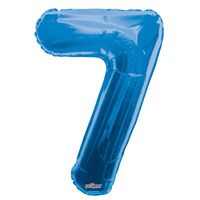 Royal Blue 7 Number Balloon (34 Inch)