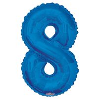 Royal Blue 8 Number Balloon (34 Inch)