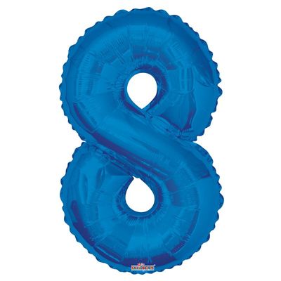 Royal Blue 8 Number Balloon (34 Inch)