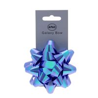 Iridescent Blue Galaxy Bow