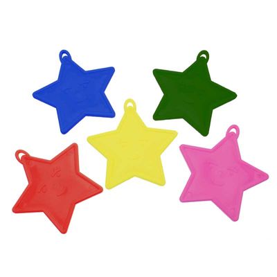 Assorted Primary Star Shape Balloon Weight