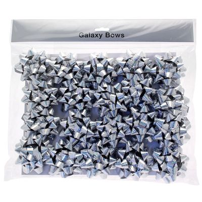 Galaxy Bow Holographic Silver Bulk Pack
