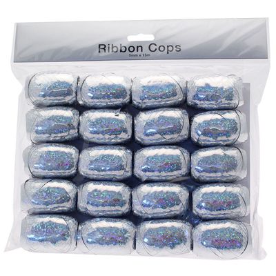 Holographic Silver Ribbon Cops Bulk Pack