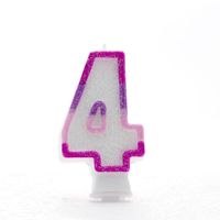 Pink 4 Candle (Pack of 6)