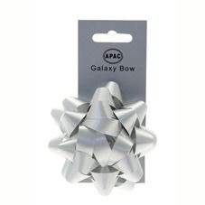 Silver Galaxy Bow on Header