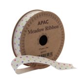 Meadow Ribbon Pink, Yellow & Lilac (17mm x 5m)