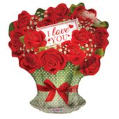I Love You Red Roses Branch (18inch)