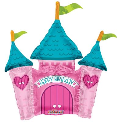 Princess Castle Packaged with Straw (14inch)