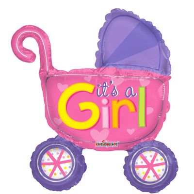 Baby Stroller Girl Mini Shape Airfilled (14inch)