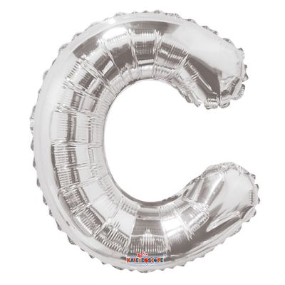 Silver Letter Balloon - C - (14inch)