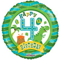 4th Birthday Boy Balloon (18 Inch)
