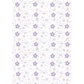 Cupcakes Lilac/Pink Film (80cm  x 100m)