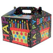 Happy Birthday Carry Handle Balloon Box 