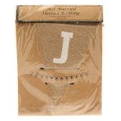 Hessian Just Married Bunting