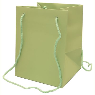 Sage Green Hand Tie Bag (19 x 25cm)