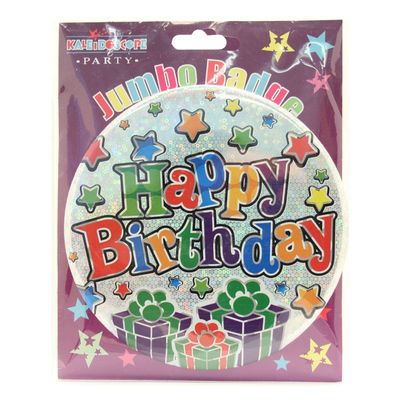 Happy Birthday Party Badge (15cm) 