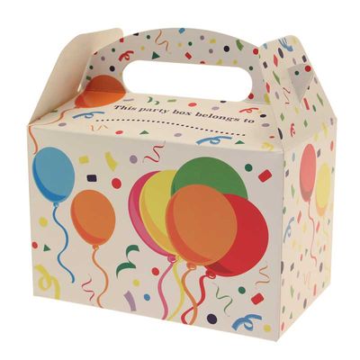 Balloons Party Box - 6 boxes per header card 