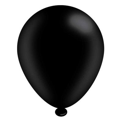 Black Latex Balloons 